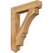 Ekena Millwork Balboa Arts & Crafts Rough Sawn Bracket, Western Red Cedar, 6"W x 34"D x 42"H BKT06X34X42BOA03RWR - alternate 1